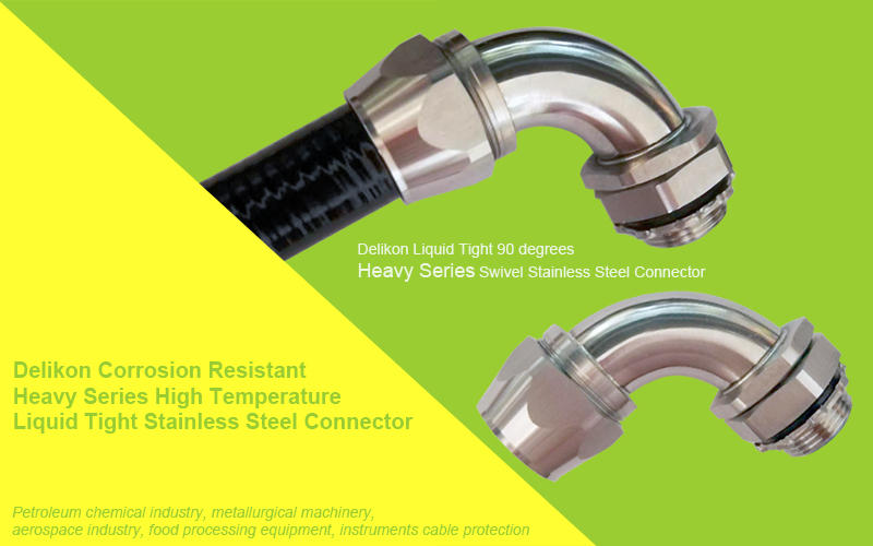 [CN] Delikon High Temperature Heavy Series Liquid Tight corrosion resistant Stainless Steel Connector